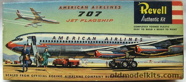 Revell 1/139 Boeing 707 Flagship American Airlines 'S' Issue, H246-98 plastic model kit